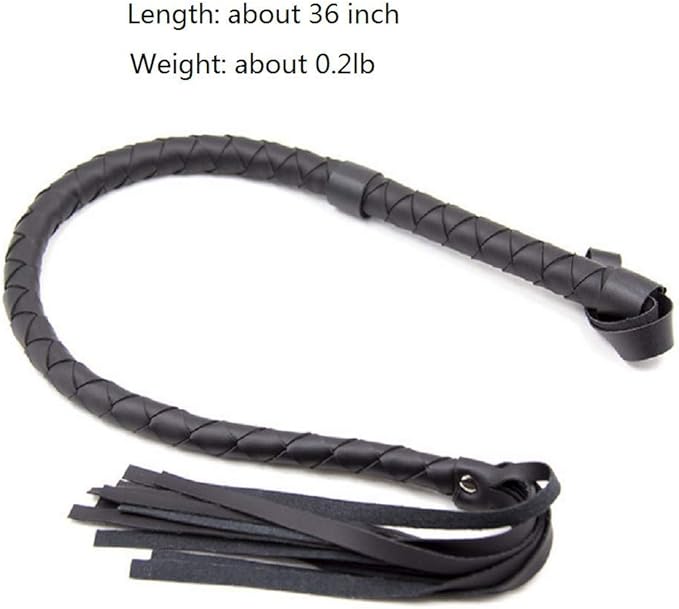 Rubber Whip Equestrianism Horse Whip Crop 35 Inch - Image 2