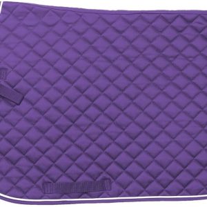 Square Quilted Cotton Comfort English Saddle Pad
