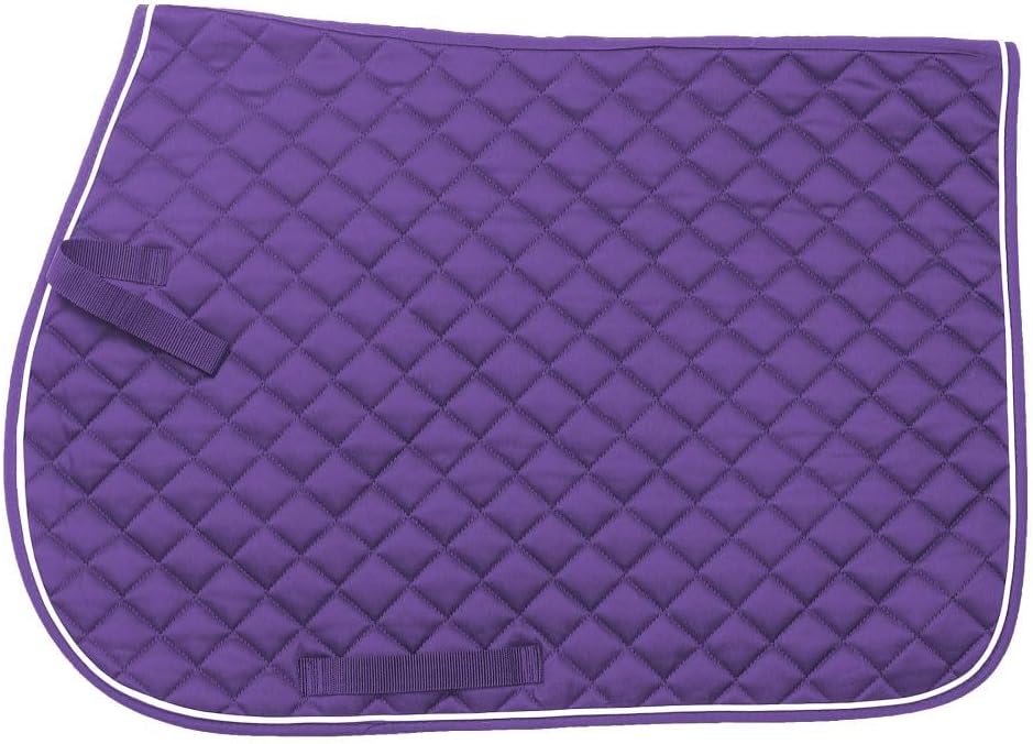 Square Quilted Cotton Comfort English Saddle Pad