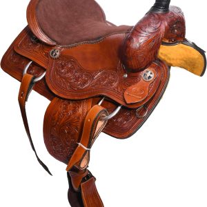 Western Saddle 13" 14" 15" 16" 17" Hand Tooled Trail g & Barrel Racing Horse Saddle for Ranchers Cowboys and Equestrian Enthusiasts